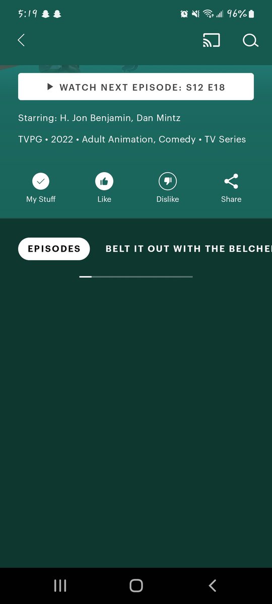 therealcourtnut's tweet photo. Hey @hulu mind telling me why I still have this bug going on with my app?  I've deleted and reinstalled the app and I still have this issue that it won't fully load the page to let me see all the seasons of a show. Also doesn't matter if I am on WiFi or using my own data. https://t.co/wquhIMKcPE