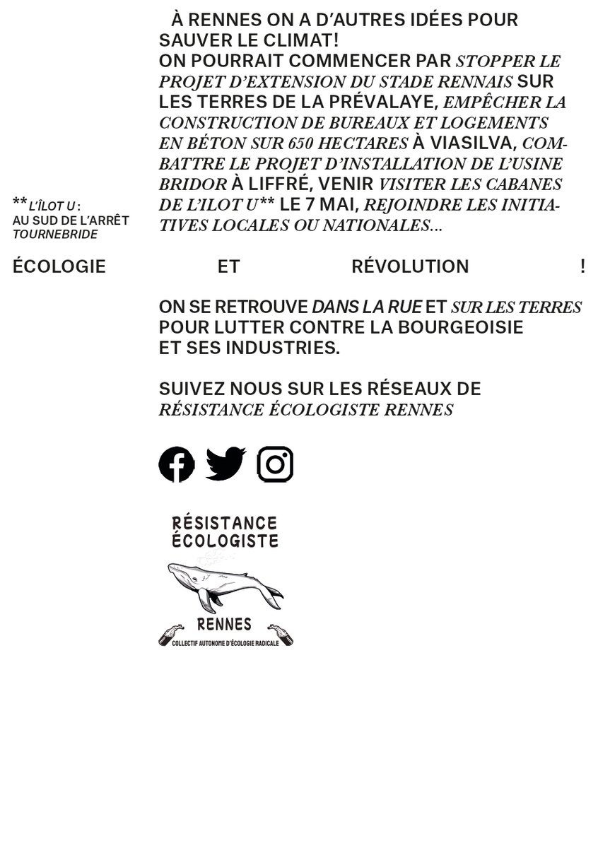 Résistance Écologiste Rennes tweet media
