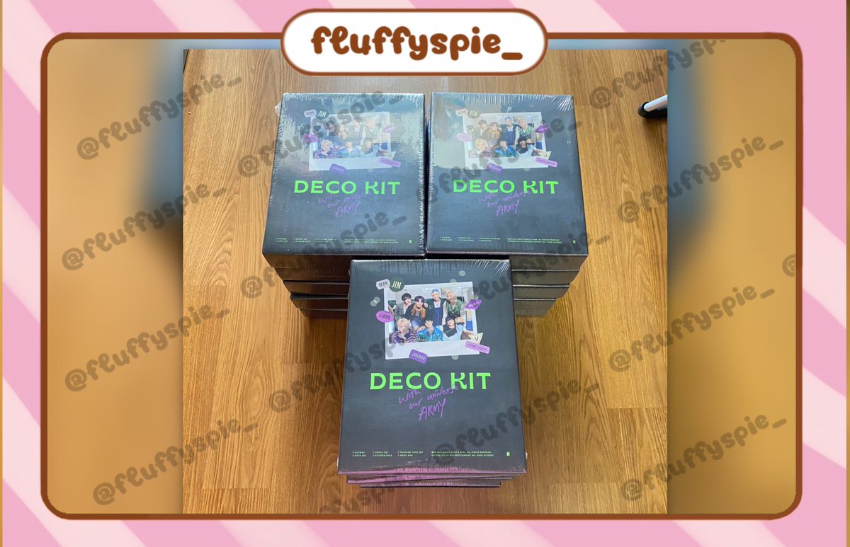 fluffyspie_'s tweet photo. #Update95m
— ☁️ BTS Deco Kit (รีสต็อก) เข้าร้านวันนี้ค้าบบ จัดส่งสินค้าภายในวันพุธนะคะ🙇🏻♀️🤍 https://t.co/EItuJjivZg