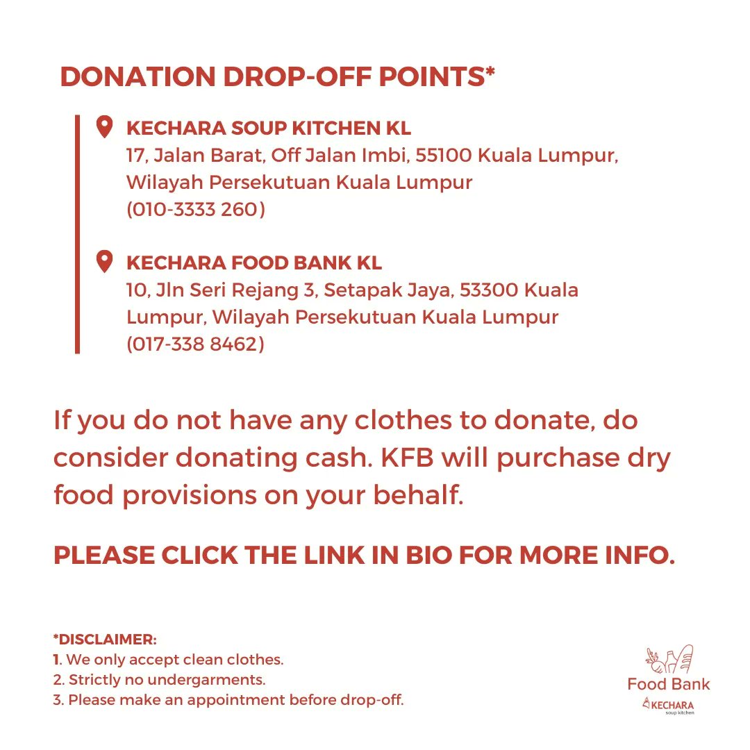 If you would like to be a part of this national initiative, we will be collecting both clothes and dry food provisions🥫. Drop-off dates are Monday 25/04/22 to Monday 9/05/22 (two weeks). Please swipe for the list of requested items!