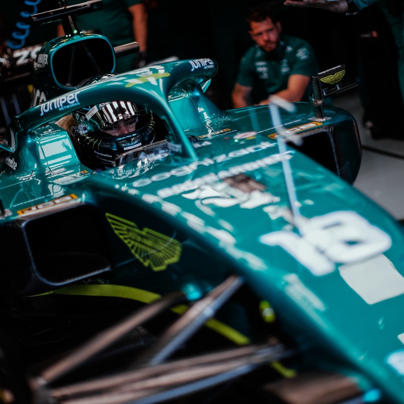 AstonMartinF1's tweet photo. It's rewind time. ⏪ 

Tap below to join us as we take a look back at the #ImolaGP with our latest gallery.