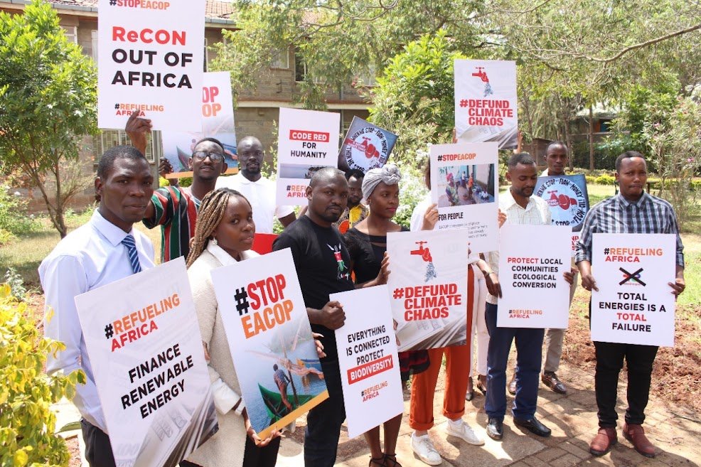 #IPCCReport says that current fossil infrastructure will emit more greenhouse gases than is compatible with limiting warming to 1.5°C; The East African Crude Oil Pipeline is a disaster that will undercut the fight against climate change. #STOPEACOP #REFUELLINGAFRICA