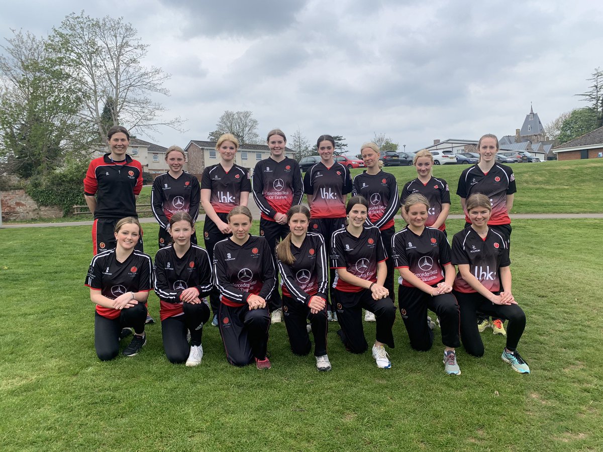 KCTSport's tweet photo. Excellent performance from the 1st team on Saturday. Fielding was sharper, with a run out from Lucy D and Mia M the highlight. Improved bowling from all with Alys and Martha bowling really good lines. Batting stars were Abbie and Catherine. Thank you @tauntondeanecc. #cricket https://t.co/d0NSwrCVMt