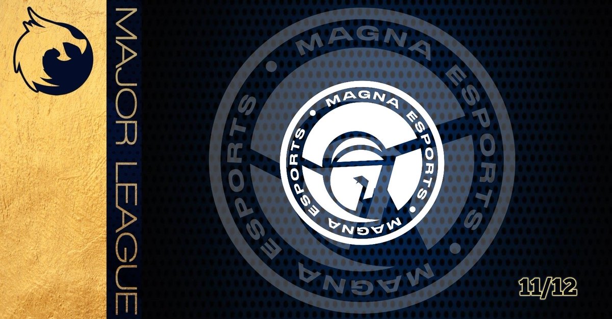 #PRESENTACION

🏆 MAJOR LEAGUE

Esto no para 🙌 otro club 🔝 que se une a la batalla 🔥 presentamos a...

⚔️ <a href="/MagnaEsport/">MAGNA ESPORTS</a>

👤 @CBNaanoz 
👤 <a href="/Veersuus/">Adrián</a>
👤 <a href="/Alvaroagd_/">Alvaro</a>
👤 <a href="/shaanKs9_/">$ND</a> 
👤 <a href="/itsFaaKeeR/">FaaKeeR</a>

Suerte chicos! 🎮🆚🎮