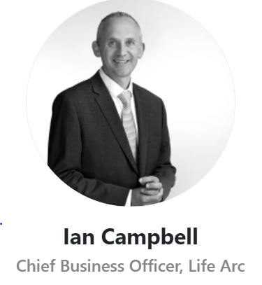 Ian Campbell, Chief Business Officer, Life Arc, takes the stage to talk about Investing in Life Sciences

#keynote #P4HScotland #NHS #NHSScotland