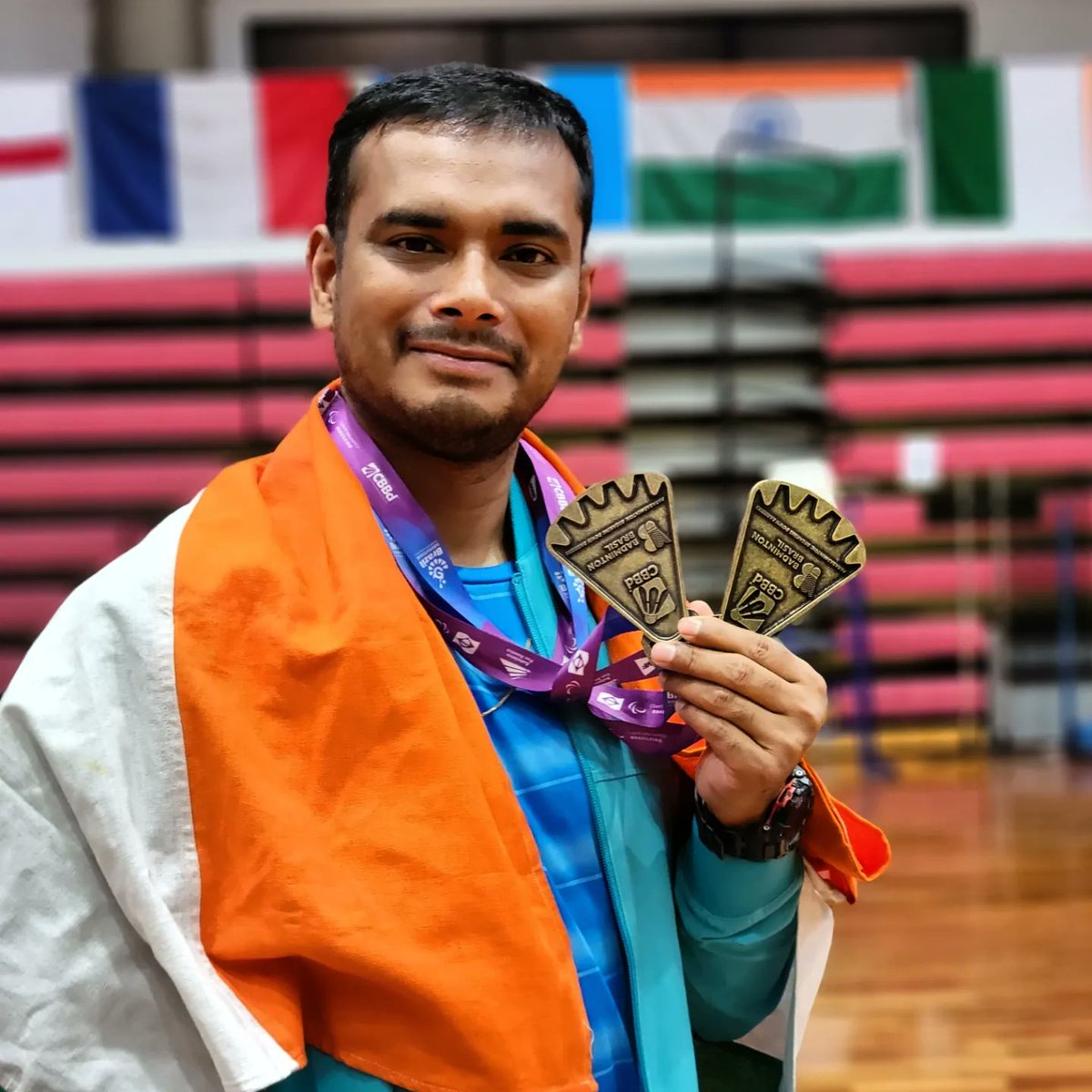 manojsarkar07's tweet photo. Little bit disappointed by myself in Brazil international tournament
Lost all three events in three set
#Single 21-16,19-21,17-21,
#doubles 21-17,12-21,19-21
#mixdouble 22-24,21-12,12-21
But also I'm happy with my two #bronze #medal
Thank you so much all my best wishers ๐ธ๐ฎ๐ณ https://t.co/xt2vNHCXZ4