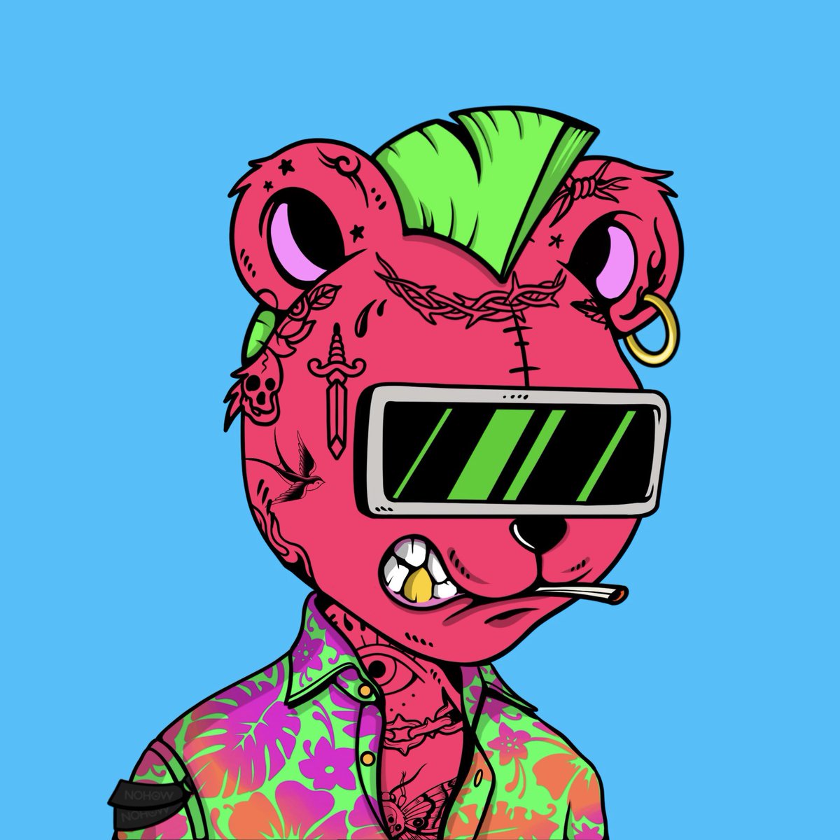 mrfieno's tweet photo. Hello everybody, have a nice monday. This is me as a @Nohowstyle bear. How do you think about it? I love fluo and acids colors and i love this kind of hair. Thanks @marianodivaio for your always good advice on how to dress😎Retweet for show to the whole world how cool we are!! https://t.co/2F6AKsES20