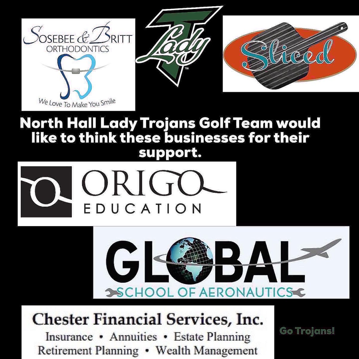 NTHGirlsGolf's tweet photo. Let's Go Trojans! 3-AAA Area Tournament is today at Apple Mountain Golf Course. North Hall will start to tee off at 11:00 AM. #gotrogans @NTH_Athletics https://t.co/mEjLskw2ds