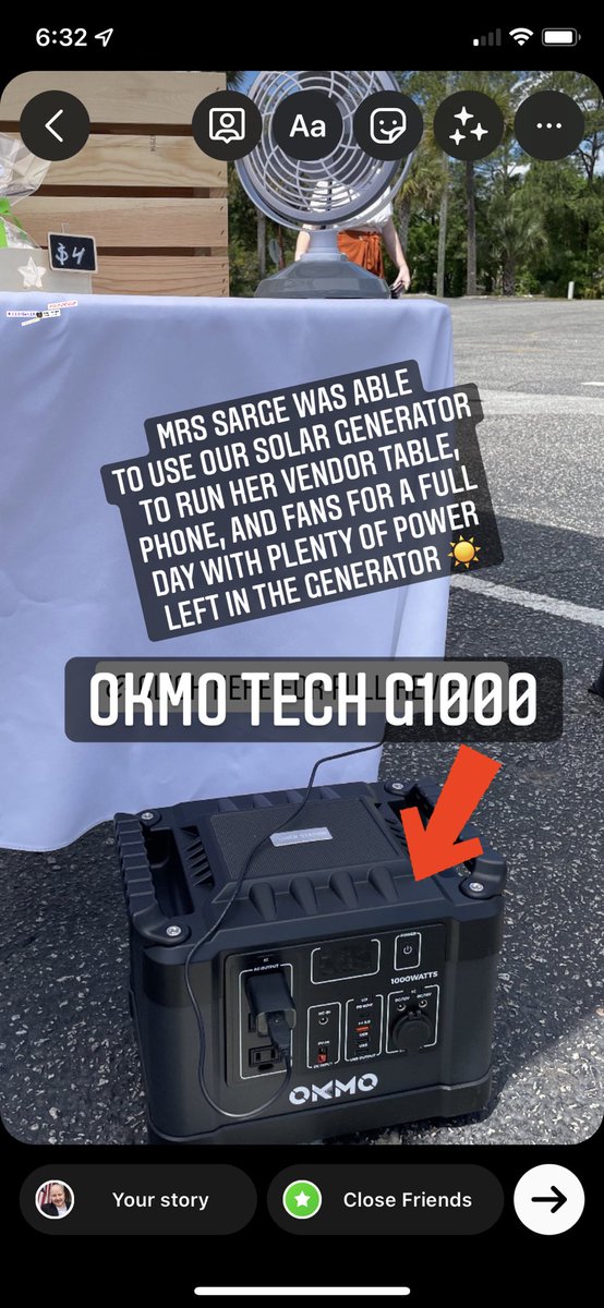 IamOnYoutube1's tweet photo. #okmotech #okmo #solargenerator putting that work in at wife’s vendor fair this weekend. #useyourgear Full Reviews for the Okmo Solar Generator and #SolarPanels on my YouTube Channel: Prepping With Sarge https://t.co/niOB1t9LwD