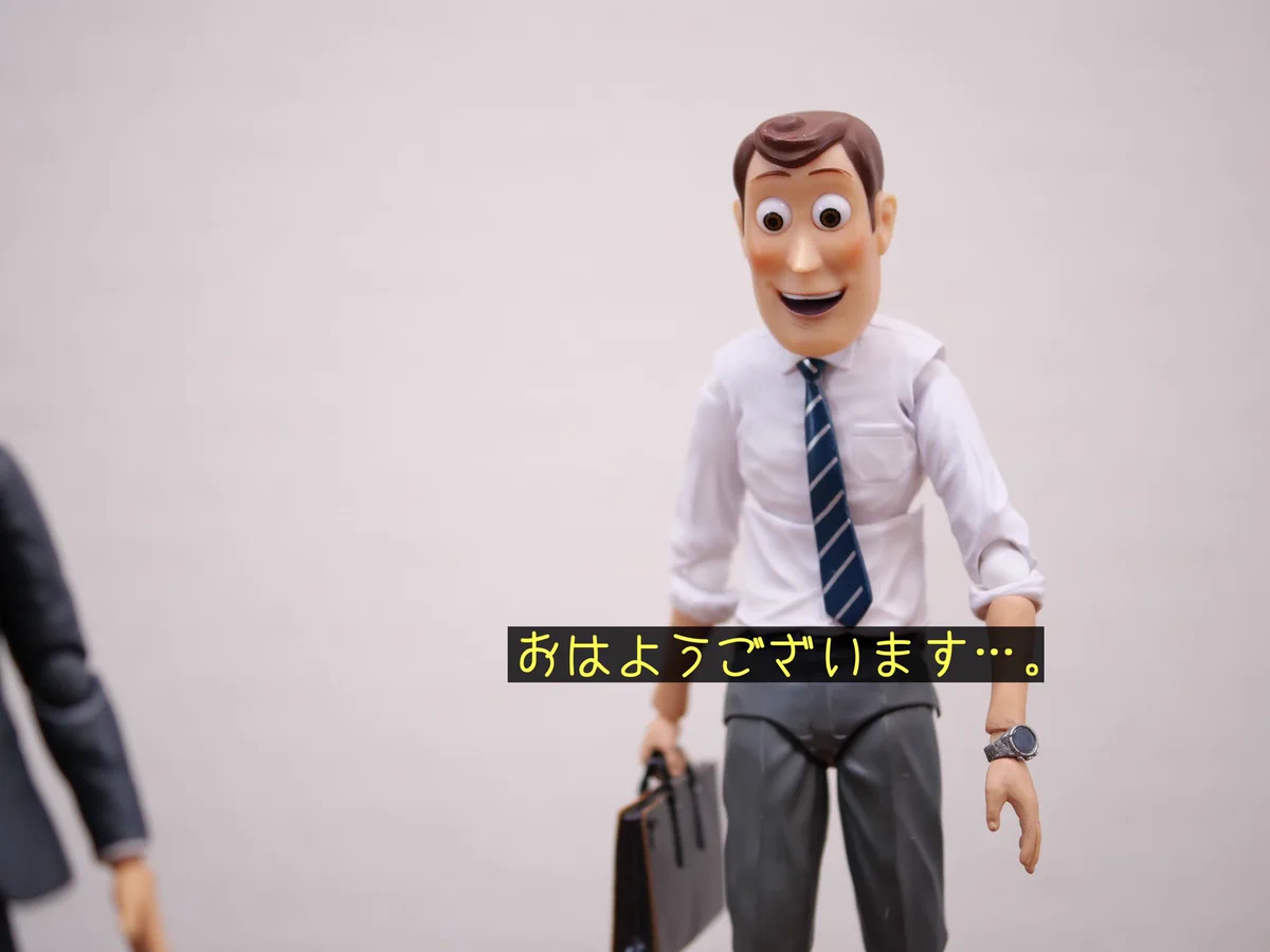 入社17日目の光景www新入社員ウッディ頑張ってほしい。