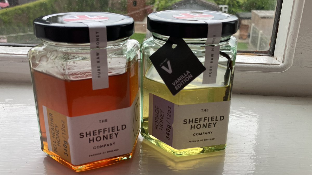 tomtwem's tweet photo. @SheffieldHoney Your vanilla borage honey is the best honey EVER 🐝 I can’t get enough of it. https://t.co/jBIlbypCjh