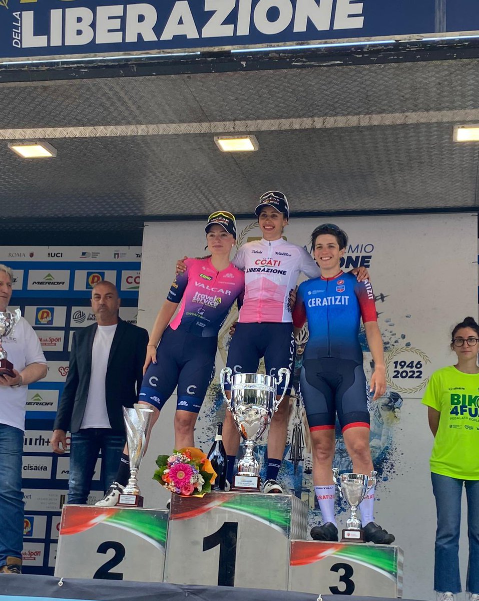 The third podium of the year for <a href="/confa_mg/">Maria Giulia Confalonieri</a>, congratulations MG🥉🎉

&amp; congratulations @valcar_ts for the 1-2 👏 #GPLiberazione