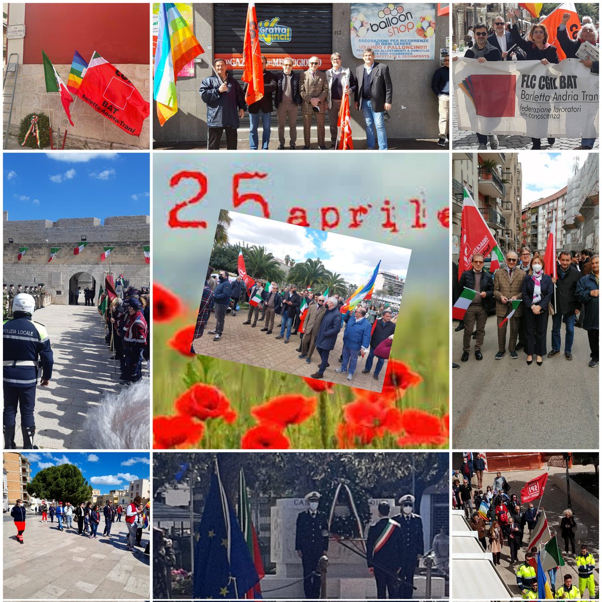 cgilbat's tweet photo. Ora e sempre #Resistenza
Buon #25aprile2022 
#25aprilesempre 
#25aprile2022perlapace
#CgilBat https://t.co/EBB95I4AJm