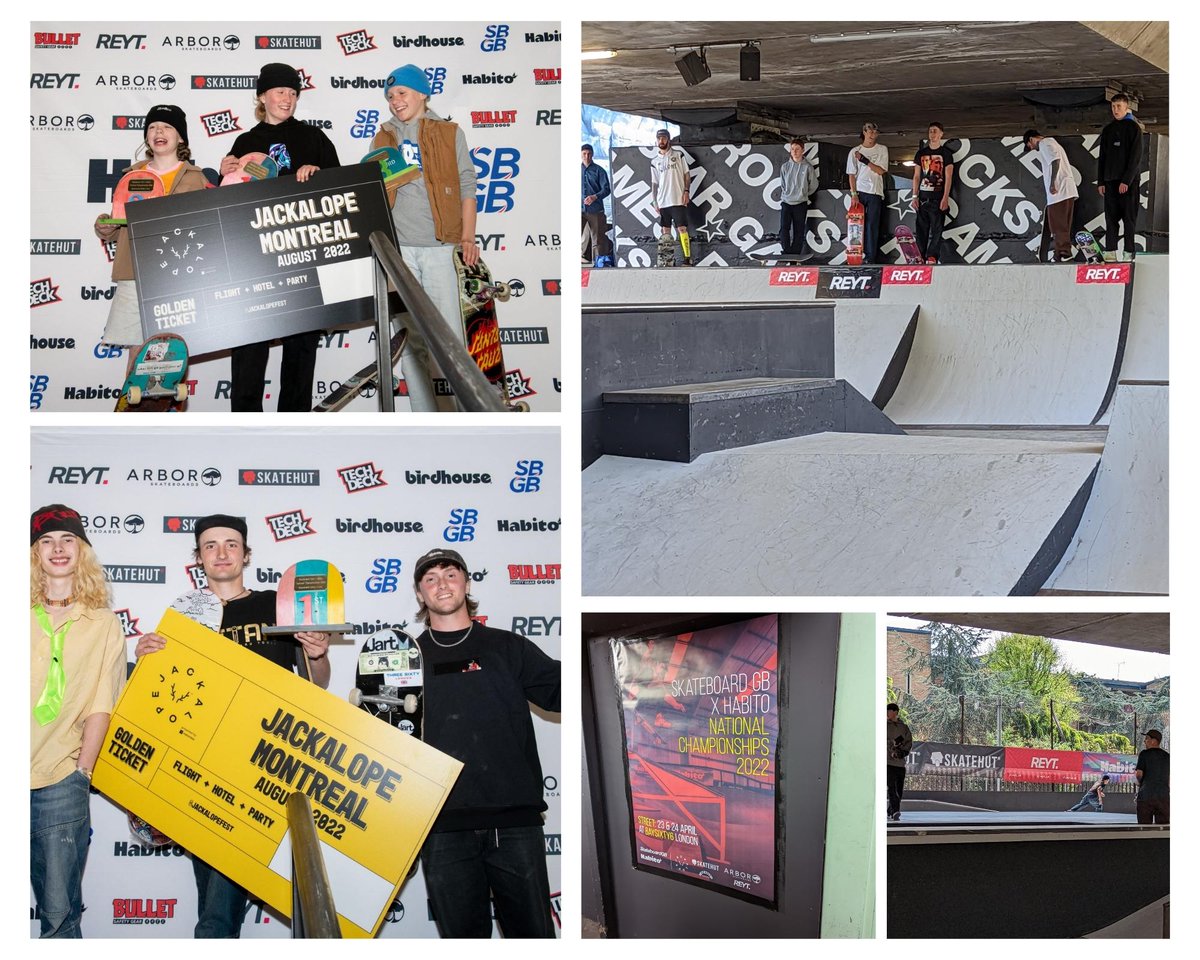 What a weekend sponsoring the <a href="/SkateboardGB/">Skateboard GB</a>  x <a href="/Habito/">Habito</a> National Championships

Female Street
🥇 Miriam Nelson | 🥈Ayva-Mae Whittenbury | 🥉 Roxanna Howlett

Male Street
🥇 Joe Hinson | 🥈 Alex Decunha | 🥉Nathan Clancy

Thanks to SkateboardGB! We can't wait for the next one!
