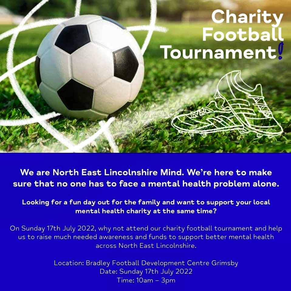 WE ARE IN!

We've donated £100 to NEL Mind in return for a spot in their tournament. It's a mixture of corporate and community teams

Spaces are first come first served and still a few spots remain. Contact asnow@nelmind.org.uk to get your community team or business involved.