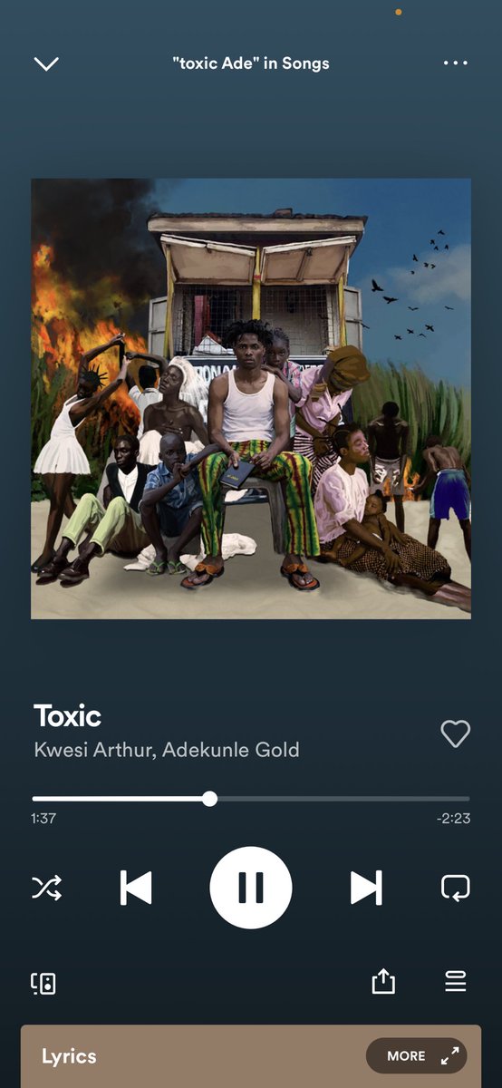adekunleGOLD's tweet photo. A jam!!! 
@KWESIARTHUR_ x AG Baby! 
The whole “Son of Jacob” album.🔥 https://t.co/j8W10psSzd