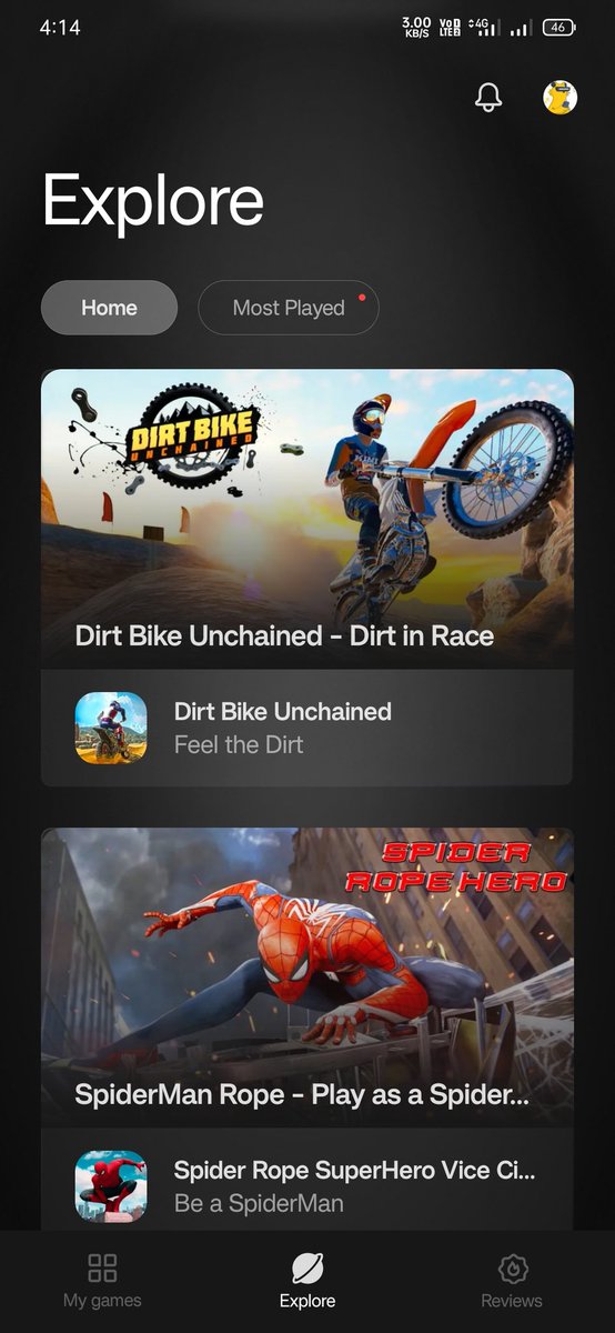 ravi3dfx's tweet photo. New Game Space App Ver. 4.61 Rollout for #realmext on #realmeui2.0 π
It looks like Games app for #realmeui3.0 πΉ
#realme #daretoleap #greaterthanyousee #NEOSpeedAwakens #stufflistingsarmy #technews https://t.co/Ah4BbN6jpl