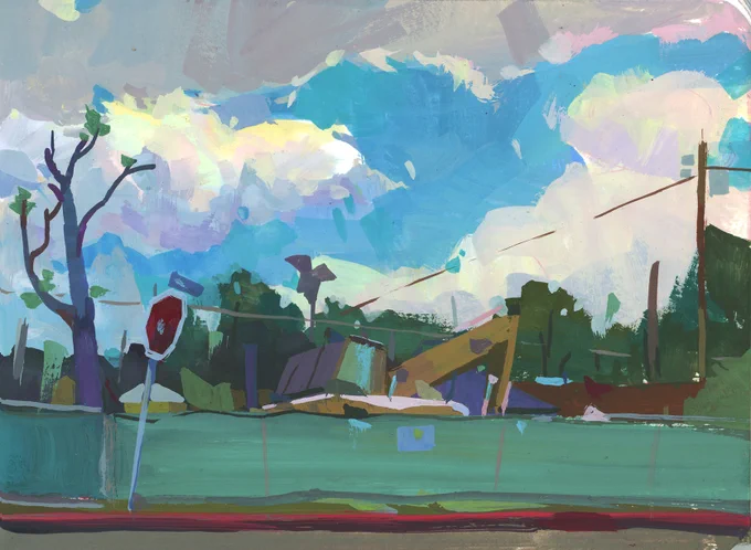Really trying to do more #PleinAir paintings for #Pleinairpril this year! 