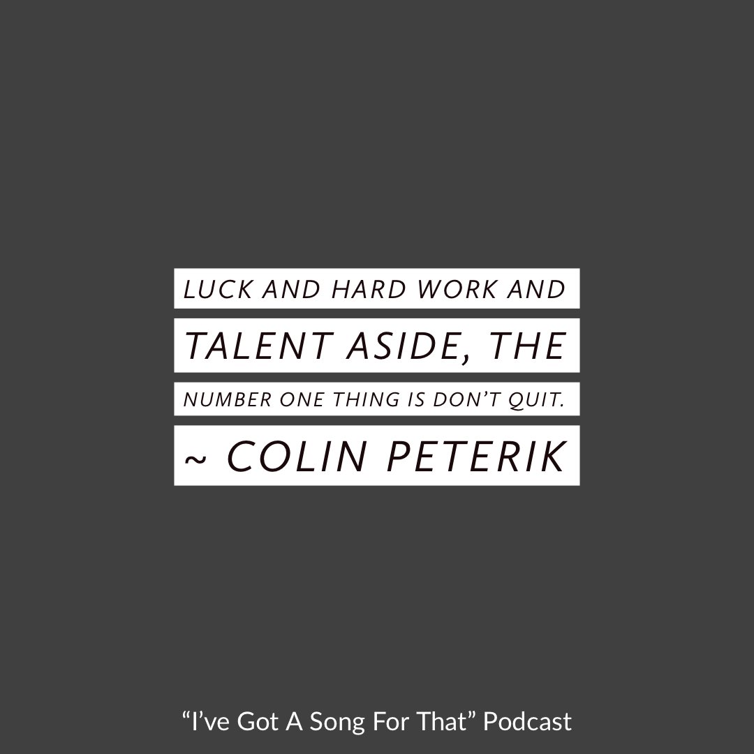 Great advice: anchor.fm/ivegotasongfor…