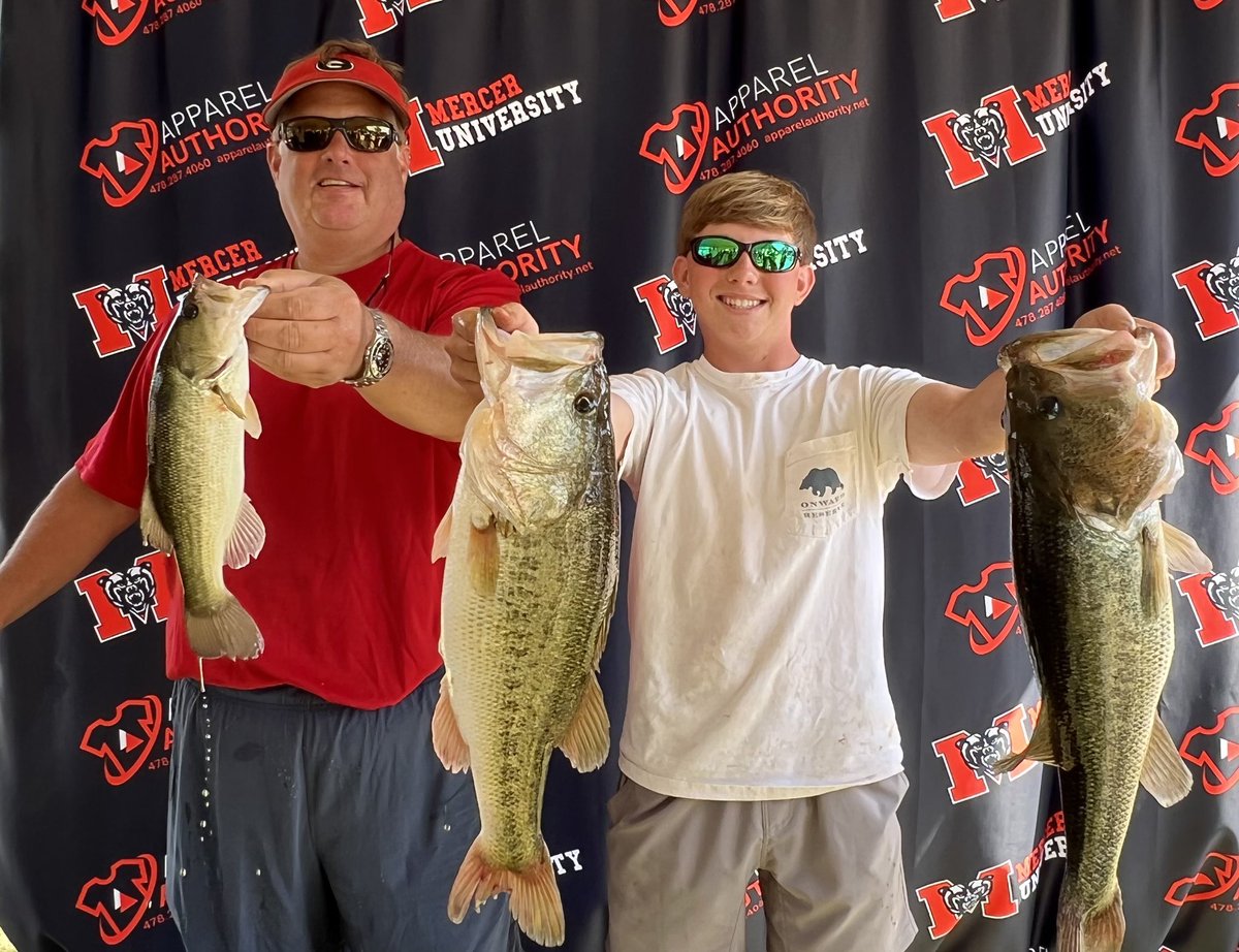 MercerFootball's tweet photo. We had a GREAT time at the first annual Mercer Football Bass Fishing Tournament!! 

#RaiseTheBar | #RoarTogether https://t.co/VgMI1VuZ8W