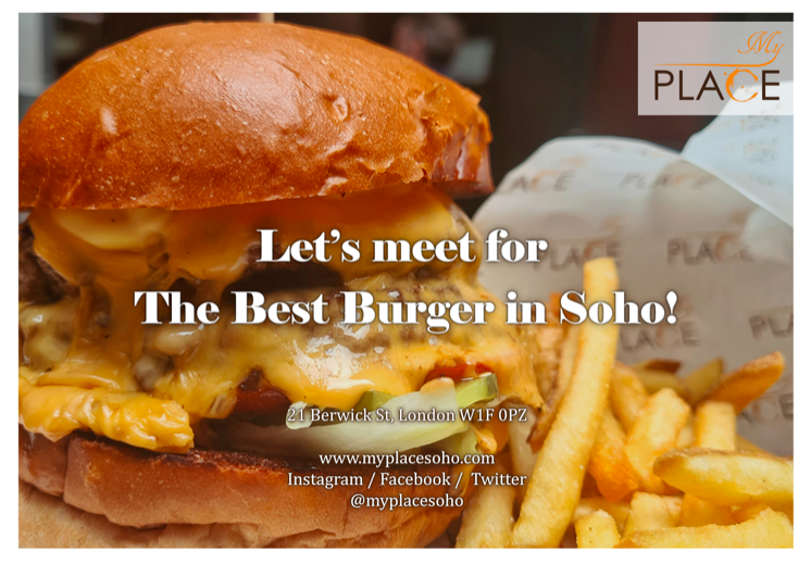 Have you tried a burger at <a href="/myplacesoho/">My Place Soho</a> yet?...
#notyouraveragecoffeeshop #soho #soholondon #burger #letsdolunch
