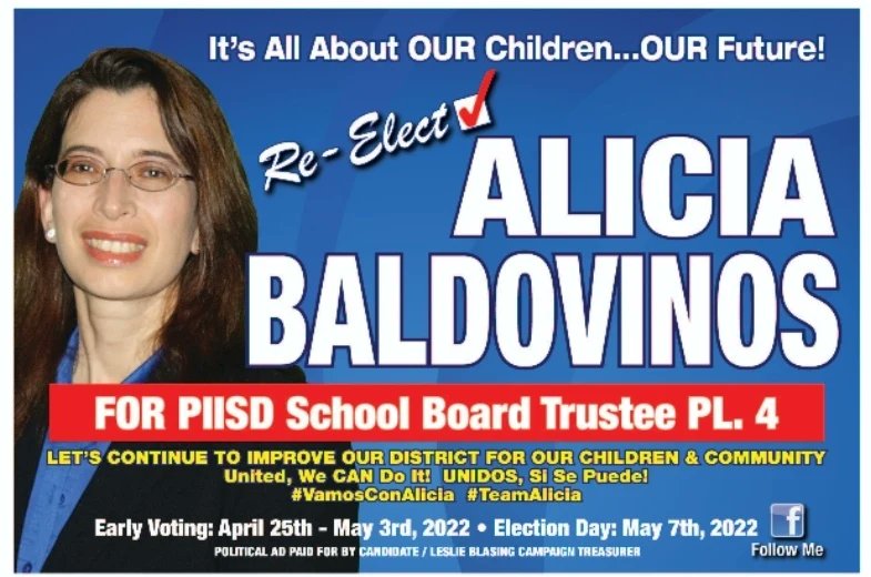 grantaccesspi's tweet photo. Early Voting starts Today, 9am - 7pm! 
I humbly ask for your vote and support!

My purpose for seeking re-election continues to be to improve our district for OUR CHILDREN...OUR FUTURE!    TOGETHER, let's continue to improve our district for our children and our community! https://t.co/ACbnpGGEYP