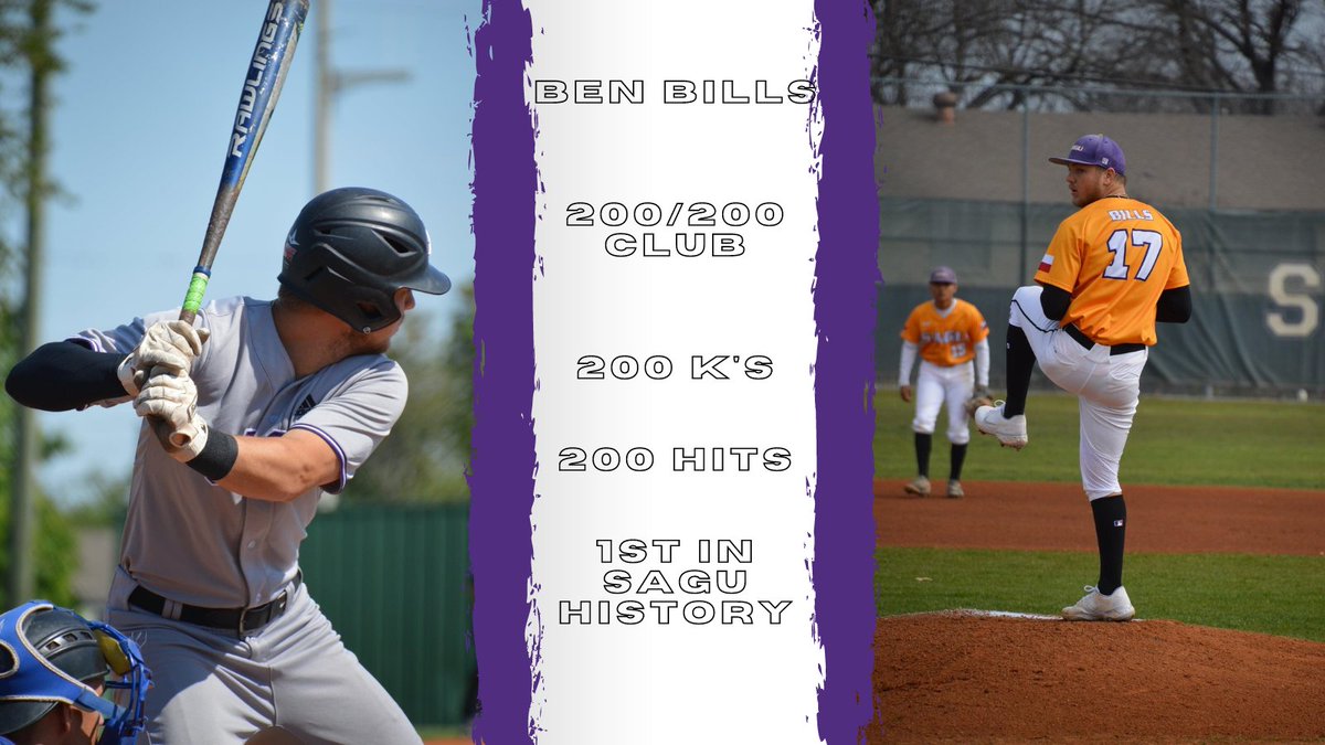 Nelson University Baseball (@nelsonubaseball) on Twitter photo Congrats to Ben Bills on the 200 K / 200 hit milestone. 1st in SAGU history to strikeout 200 batters on the mound and total 200 hits on the offensive side. <a href="/SAGUSportsNet/">SAGU Sports Network</a> <a href="/NAIABall/">NAIA Ball</a> <a href="/TexasCollegeBSB/">Texas College Baseball</a> Congrats to Ben Bills on the 200 K / 200 hit milestone. 1st in SAGU history to strikeout 200 batters on the mound and total 200 hits on the offensive side. <a href="/SAGUSportsNet/">SAGU Sports Network</a> <a href="/NAIABall/">NAIA Ball</a> <a href="/TexasCollegeBSB/">Texas College Baseball</a>