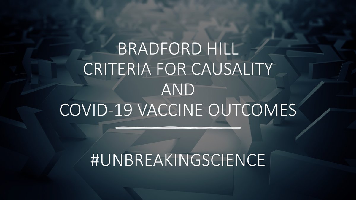 lifebiomedguru's tweet photo. New #UNBREAKINGSCIENCE episode: Dr. Jack and Dr. Colleen Huber review the Bradford Hill Criteria for Causality https://t.co/pZEd13K2EF Available NOW. FREE. https://t.co/XWDMk1w8qS
