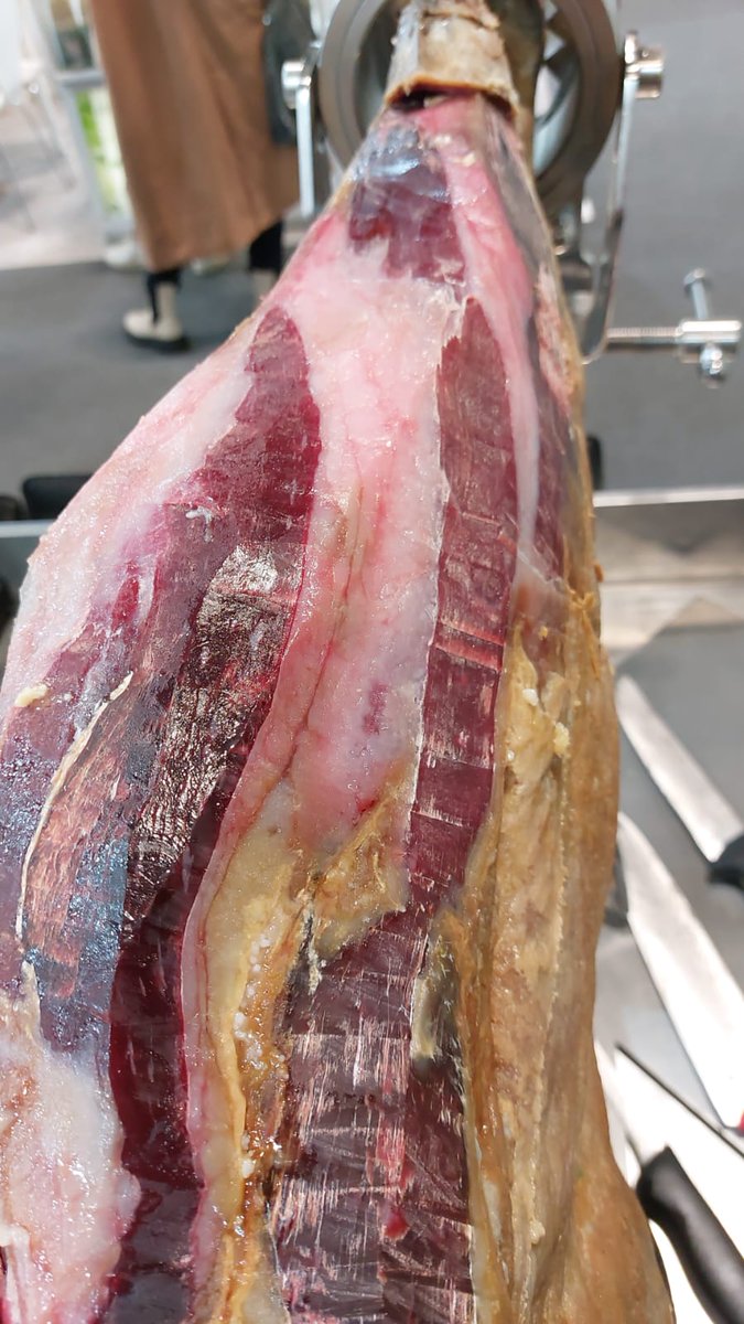 La pata de Wagyu Ibérico en el Salón de Gourmets en Madrid 
#SierradeMonfragüe #jamonesyembutidos