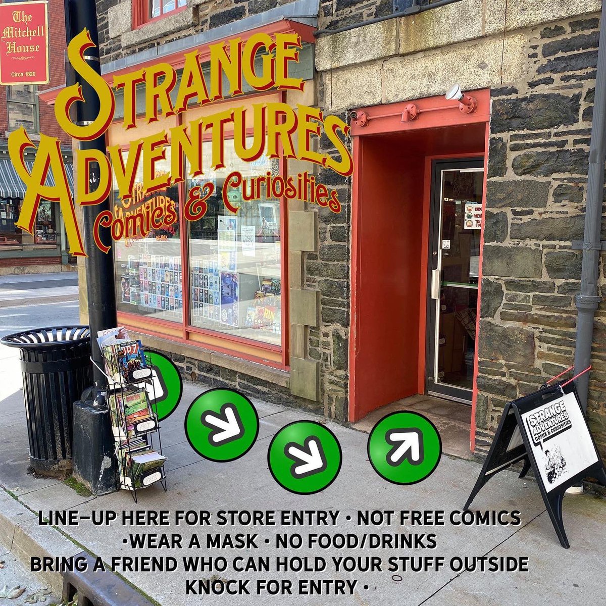 strangeadventrz's tweet photo. Free Comicbook Day is Saturday May 7th!
happens at #localcomicshops all over the world!
....and beyond!!
#freecomicbookday
#firstsaturdayinmay
#fcbd2022 https://t.co/8Ta34IDxPZ