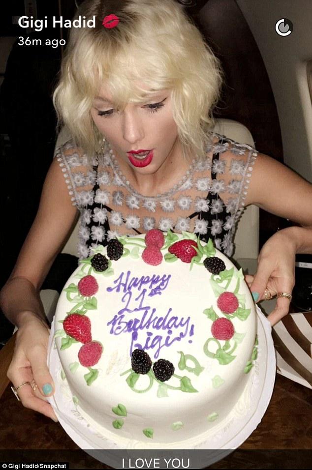 6 years ago, April 24th, Taylor wishing a happy birthday to her friend Gigi Hadid. 