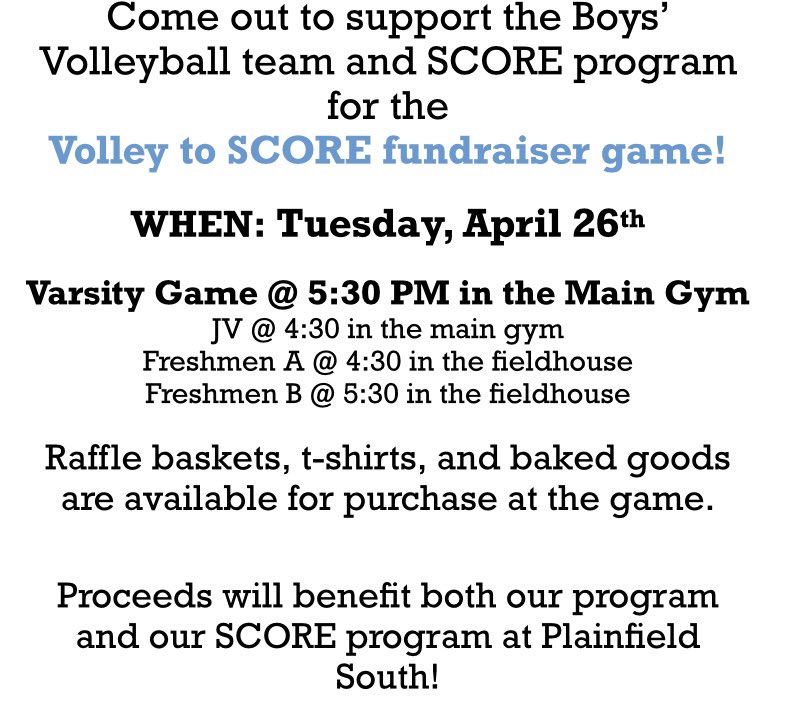 psdsalvatore's tweet photo. Hope to see you there! @mssurbaugh @PSHSBoysVball @CoachFaraj https://t.co/dG0RZo2zBv