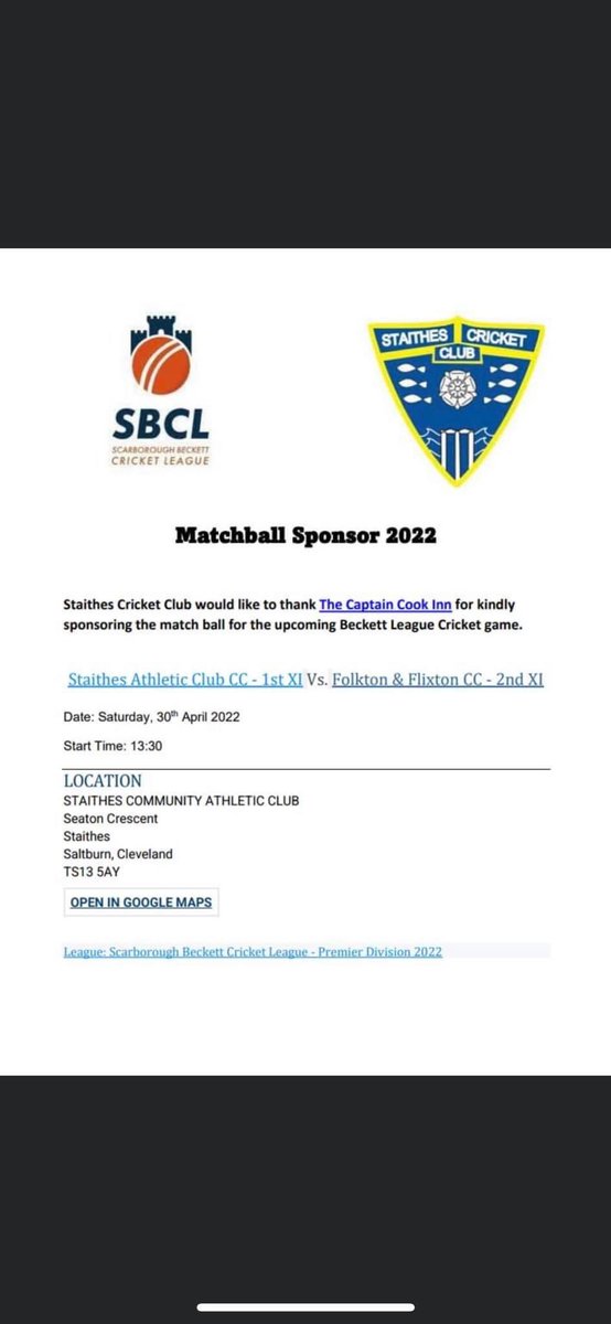 Staithes CC tweet media