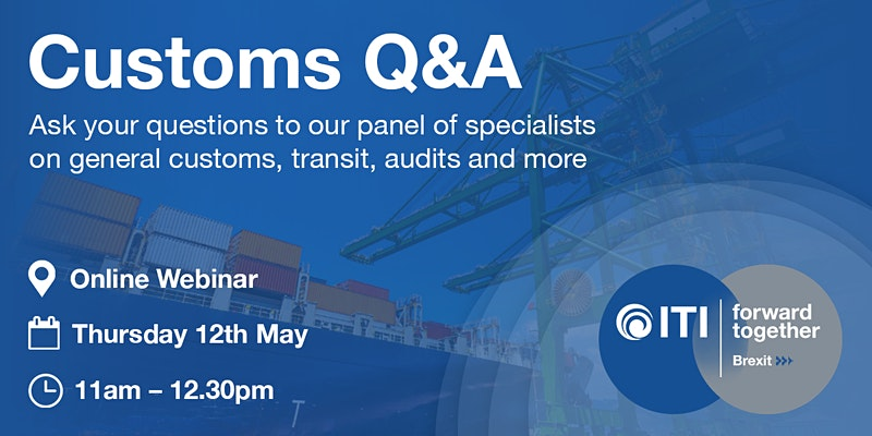 MarronDenise's tweet photo. Our next @Inter_Trade webinar covers Customs, register now for our free Q&amp;A session. 

Hear from @TradeAdvisers, Abbey VAT &amp; Customs services, Manifests Ireland, @RevenueIE &amp; Bevan Murphy Consulting. 

https://t.co/OynnEAbooS https://t.co/MuisWjEcXK