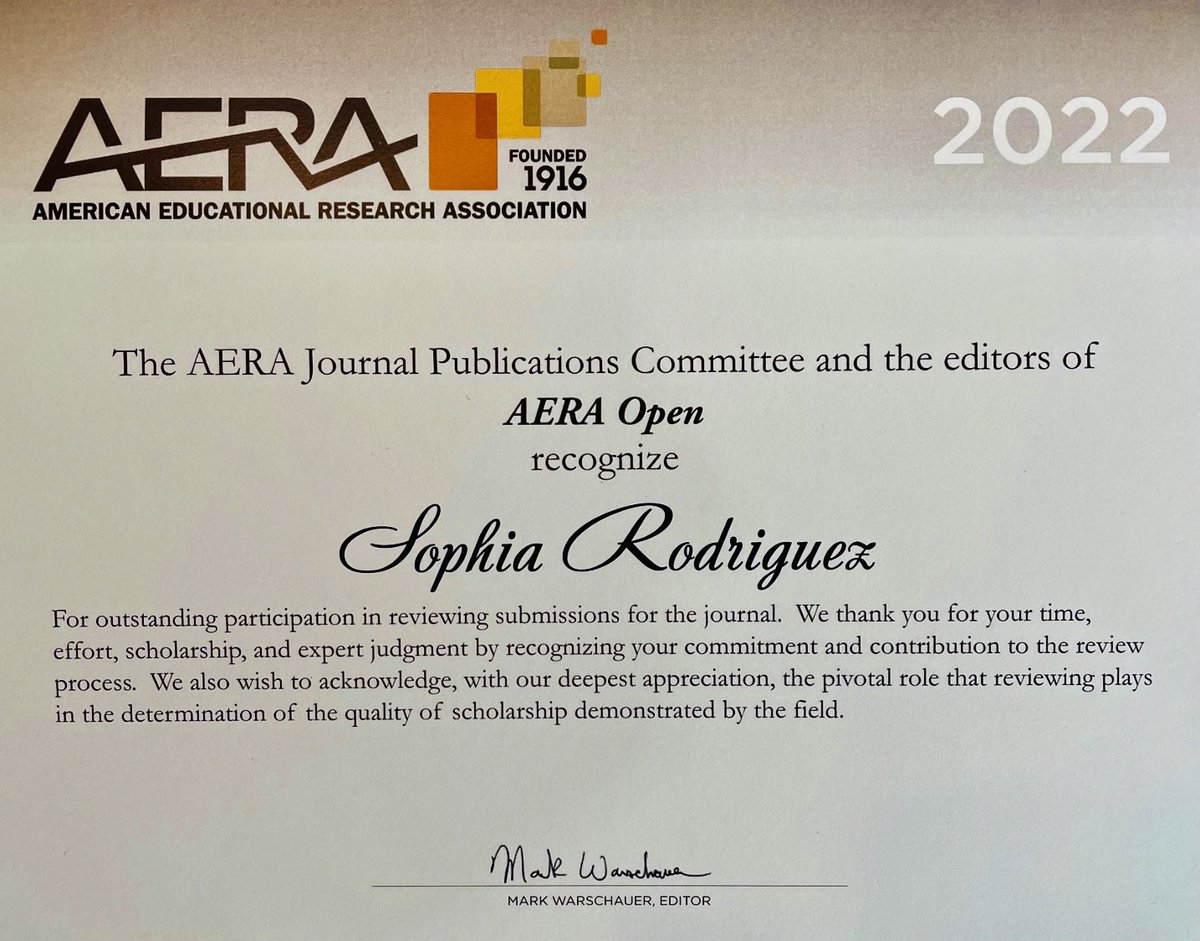 SoRoPhD's tweet image. Just sent my mom a snap of my first award from @AERA_EdResearch I try to be a good citizen to our community; it’s hard to say no when there’s a need to shepherd critical work. Thx for this recognition, to whoever nominated me, &amp;amp; congrats to other awardees! 😭❤️🙏🏼🔥 #firstgendocs