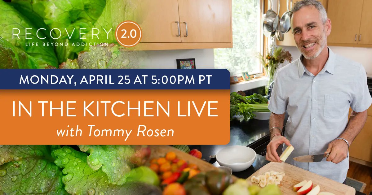 Did you sign up yet? Join me LIVE TONIGHT for a 1-Hr cooking show. Monday April 25 at 5pm PT in the kitchen! Register for FREE at: buff.ly/38lKLhy