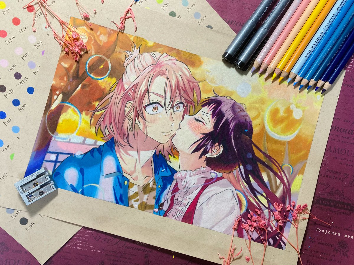 やっと…やっと完成したハニワイラスト😭✨✨ #HoneyWorks #ハニワ