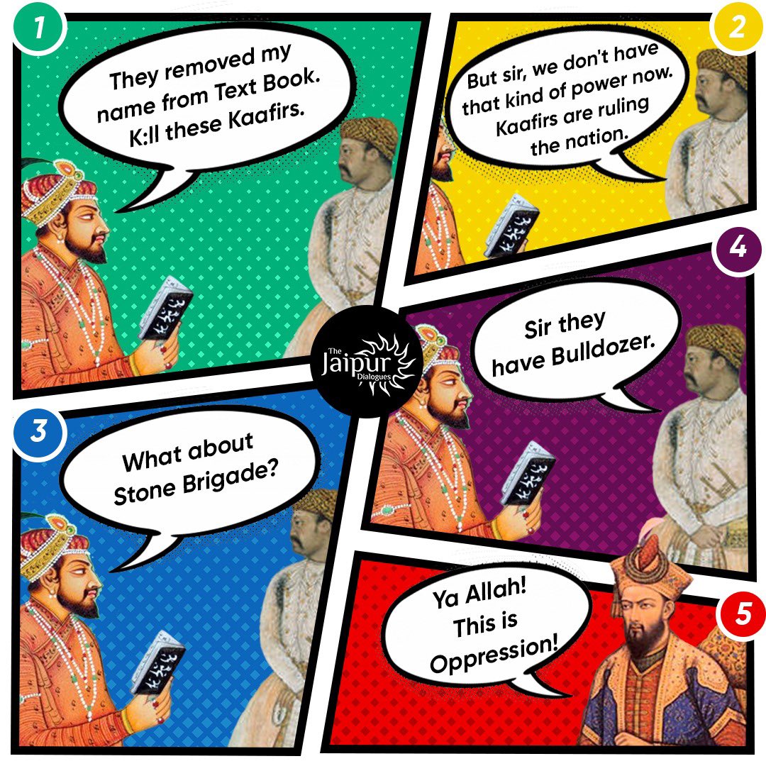 JaipurDialogues's tweet photo. Sed Lyf of Aurangzeb.

#JDComics https://t.co/inrNmc3lvD