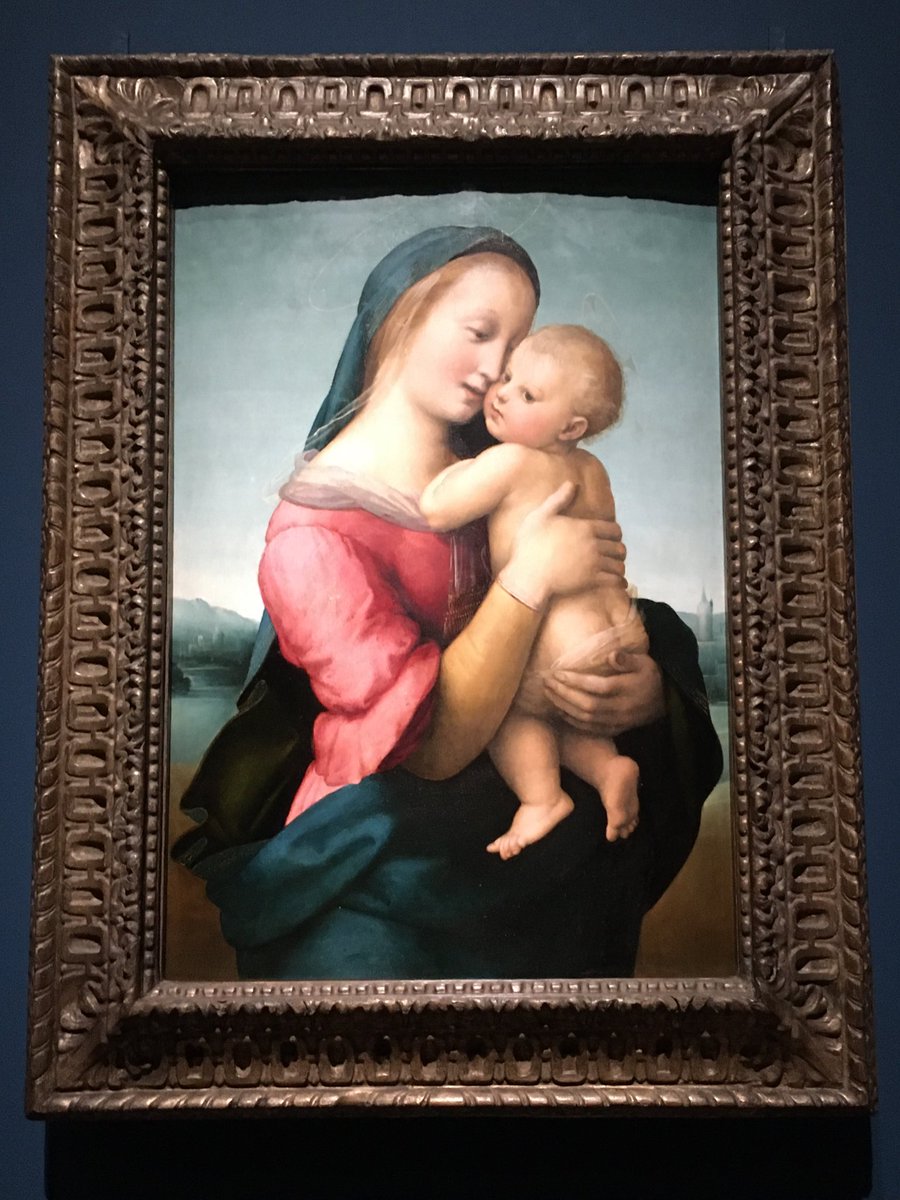MaryjaneFurniss's tweet photo. #Raphael exhibition @NationalGallery well worth a visit. Had no idea he died so young (37). Much of his subject matter not to my taste but his skill is astonishing in its depth & range; eg portraits, frescoes, designs for tapestry, architecture etc #universalartist https://t.co/6vB5a6SuGs