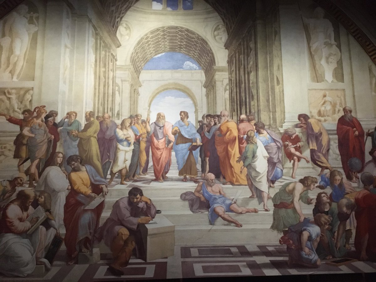 MaryjaneFurniss's tweet photo. #Raphael exhibition @NationalGallery well worth a visit. Had no idea he died so young (37). Much of his subject matter not to my taste but his skill is astonishing in its depth & range; eg portraits, frescoes, designs for tapestry, architecture etc #universalartist https://t.co/6vB5a6SuGs