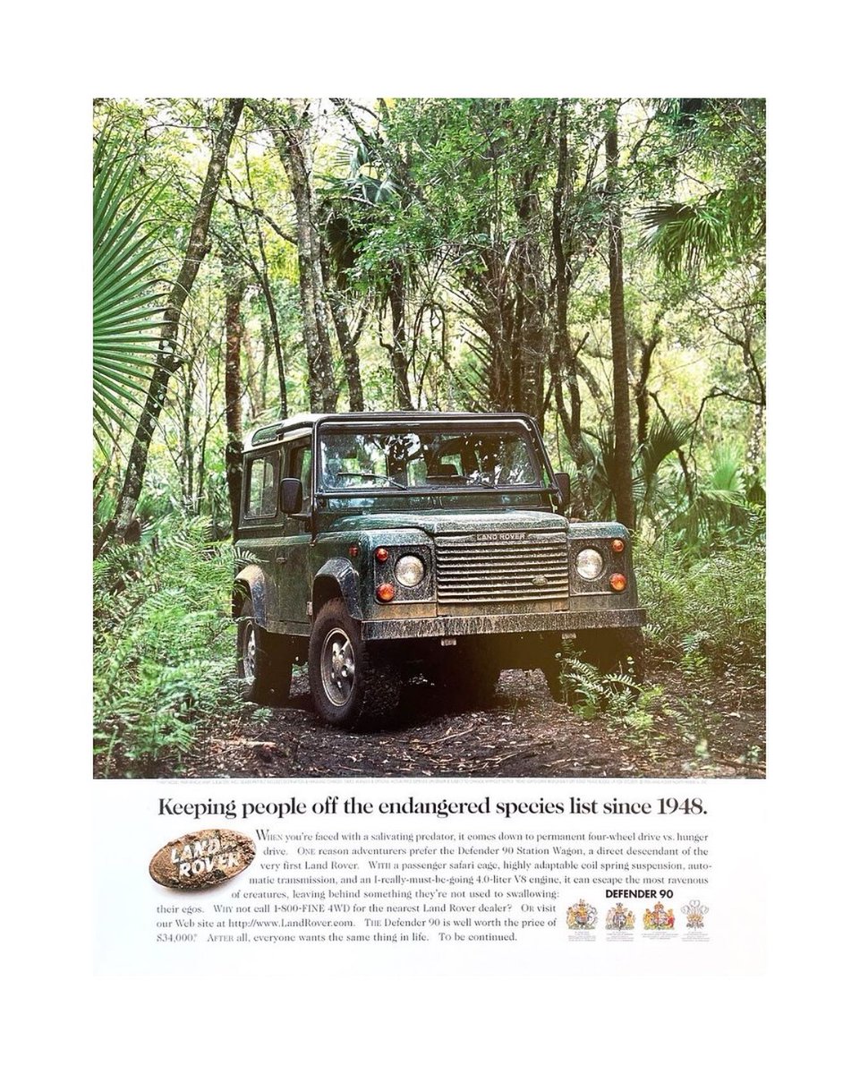 CornflakesMedia's tweet photo. Vintage Land Rover ads. 
And all we can say about the copywriting is 🔥 #creativeflakes #CreativeAds #advertisement #advertising #DigitalMarketing #SocialMedia #SocialMediamarketing #marketing #marketingstrategy #agencylife #digitalmarketingagency #socialmediamarketingagency https://t.co/u8HhzEbEFm