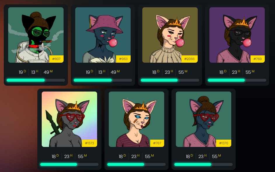 <a href="/PussyCetsSOL/">PUSSYCATS ON CRECK {131} || LSD LION MINT SOON</a> Let's fucking go! I'm steady stacking $SNECK ready for the #LSDLions to drop #gnarAF #pussycets #nfts