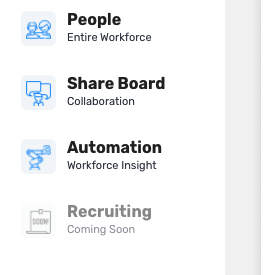 tonysheffler's tweet photo. Users of @happywork_ai are waking up to a new menu button called Recruiting!

We're working behind the scenes on a really cool way to help companies integrate inbound/outbound recruiting and communication into their HappyWork dashboard - all via SMS.

More to come on this soon. https://t.co/uT49JcEVXe