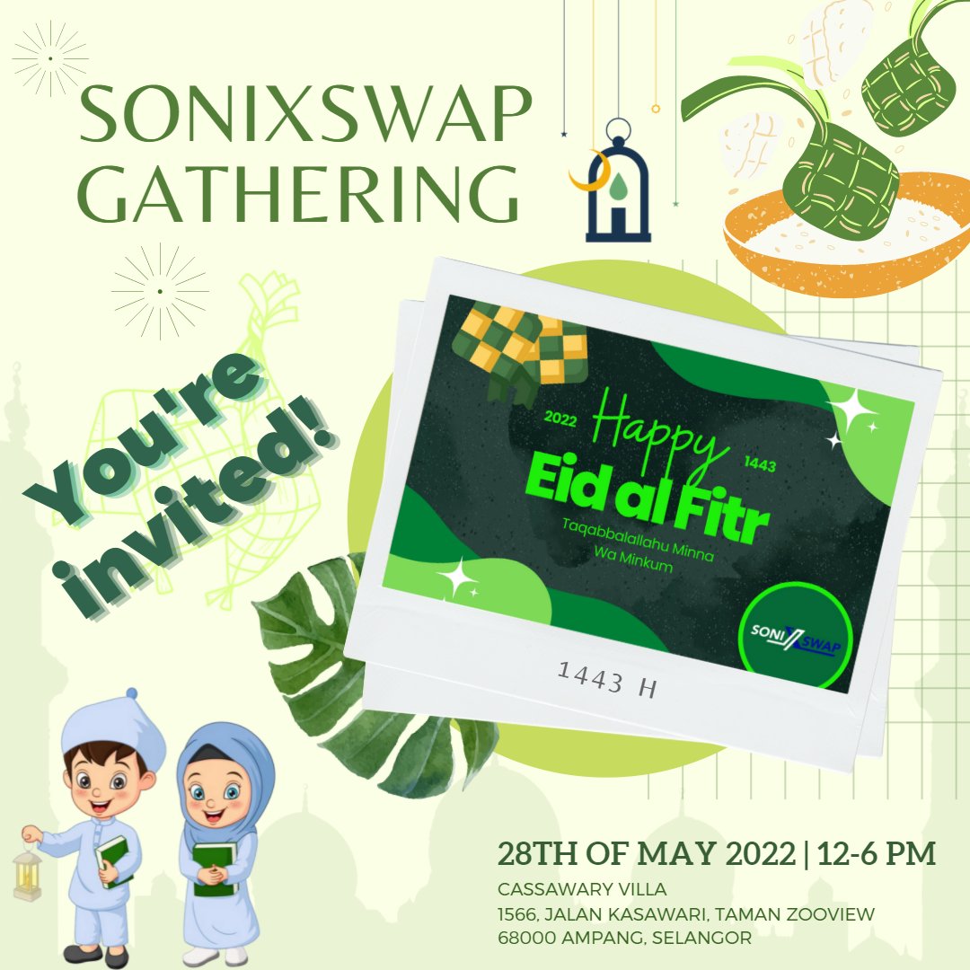 UPCOMING COMMUNITY EVENT!!! We would like to congratulate our community members for their effort to hold the first community gathering. To show our support, we are pleased to release this info on our official platform. All are invited.