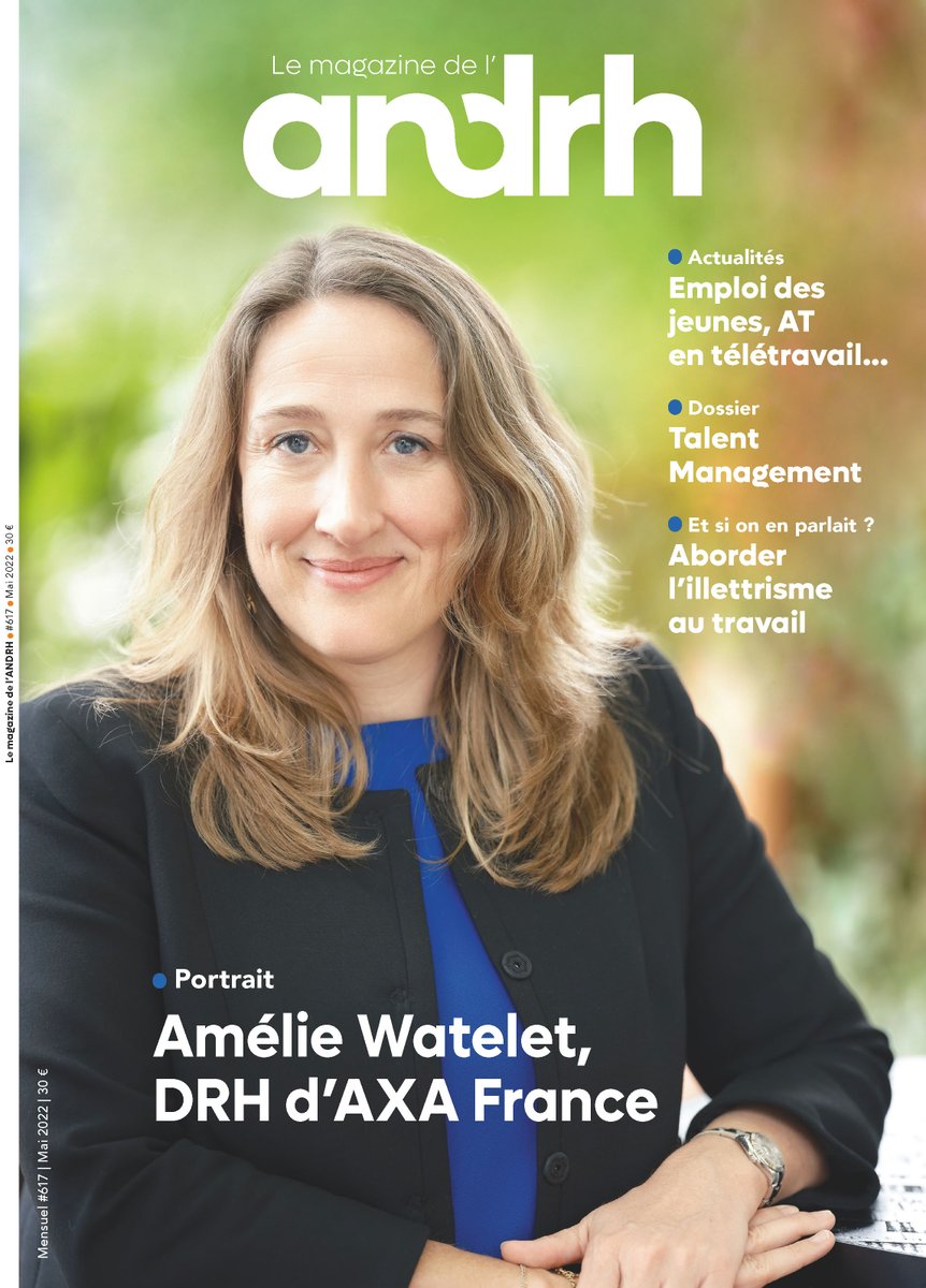 Le nouveau n° du Magazine est en ligne : lnkd.in/dDB7GK-V

Talent Management, indicateurs performance RH, pratiques RH de Soléna BUSSON-MARS, DRH Grand Ouest Radio France, supplément formation &amp; compétences, portrait d'Amélie Watelet DRH d'AXA

andrh.fr/le-magazine-an…