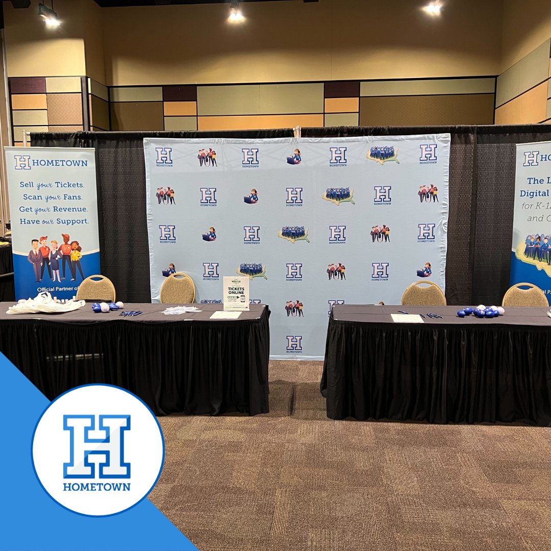 meethometown's tweet photo. The HomeTown team did our West Coast swing this weekend through California and Washington at the @CSADAOnline and @WSSAAA2 State Conferences!

It was a pleasure connecting with the athletic directors and administrators of both states! 
#CSADA | #WSSAAA https://t.co/UDGZtzJ03k