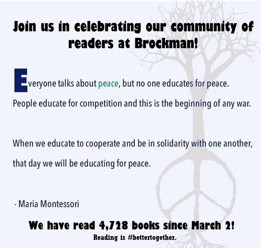 BrockmanPTO's tweet photo. Have a cuddly cat, darling dog, or fancy fish? Let’s get our family pets in on the reading too! Did you know that children often feel at ease reading to animals? Post a pic reading with your pet, because reading is #bettertogether! #ReadwiththeR1Supe @RichlandOne @Brockmanprin https://t.co/FdCzcXp73N