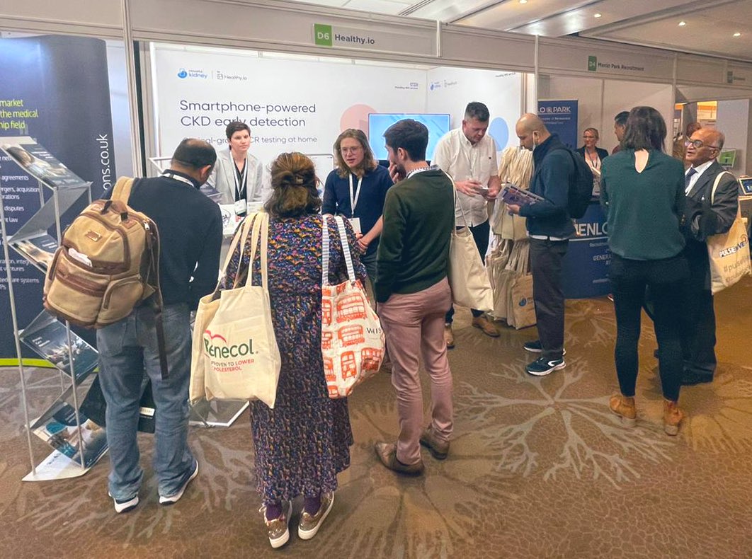 Blaithín Hadjisophocleous (@blaithin_h) on Twitter photo Busy day at #PulseLIVE showing GP’s how <a href="/Healthyio1/">Healthy.io</a> can ease the workload in #primarycare while improving adherence of annual ACR screening - we’ll be back again tomorrow so pop by to speak to <a href="/Fran_Dalton/">Fran Dalton</a> <a href="/HealthyGuyO/">Guy Fisher</a> & Ash, if you haven’t already today 📱<a href="/pulsetoday/">PulseToday</a> Busy day at #PulseLIVE showing GP’s how <a href="/Healthyio1/">Healthy.io</a> can ease the workload in #primarycare while improving adherence of annual ACR screening - we’ll be back again tomorrow so pop by to speak to <a href="/Fran_Dalton/">Fran Dalton</a> <a href="/HealthyGuyO/">Guy Fisher</a> & Ash, if you haven’t already today 📱<a href="/pulsetoday/">PulseToday</a>