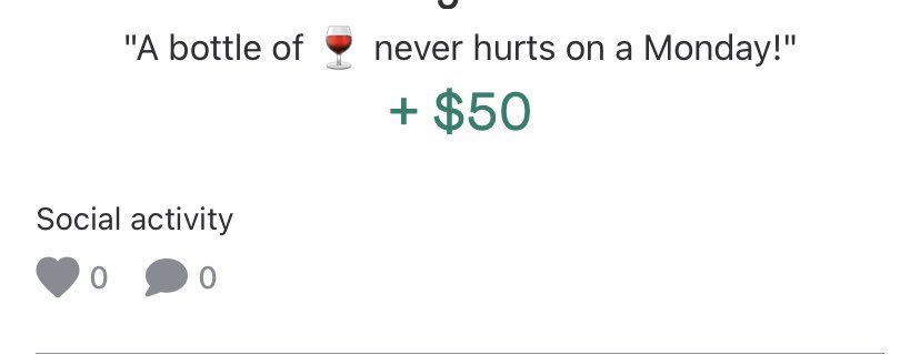 Good morning to the complete stranger who managed to find my private venmo and send me $50 for a bottle of wine, on a Monday morning 😂. Whoever you are, thank you for speaking my love language 🍷 is it too early to start?