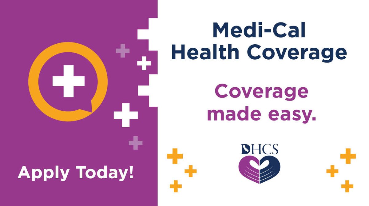 DHCS_CA's tweet image. Need free or low-cost health coverage? Apply for Medi-Cal year-round by calling (800) 300-1506 or visiting ow.ly/sx5450IN69I
#CoverageMadeEasy #DHCS